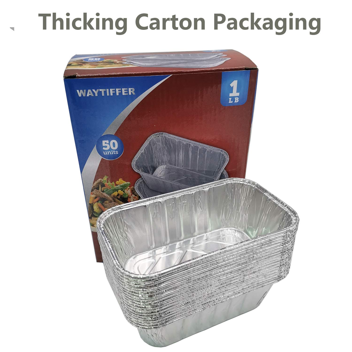 Waytiffer foil pan designed for versatile uses from breads to casseroles