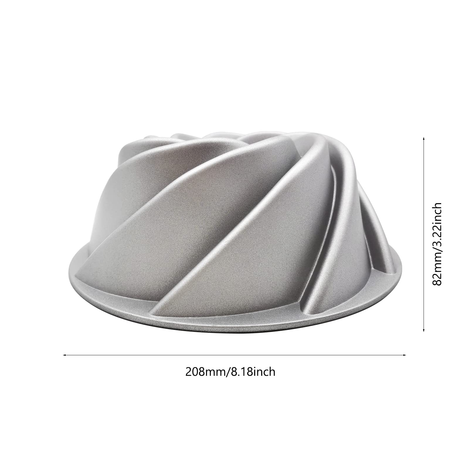 WBJKZJD Charlotte Cake Mold aluminium-titanium construction ensures durability