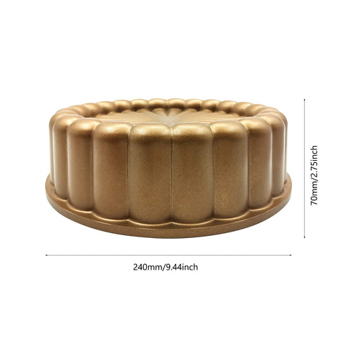 WBJKZJD Aluminium bakeware with titanium plating offers durable, long-lasting use
