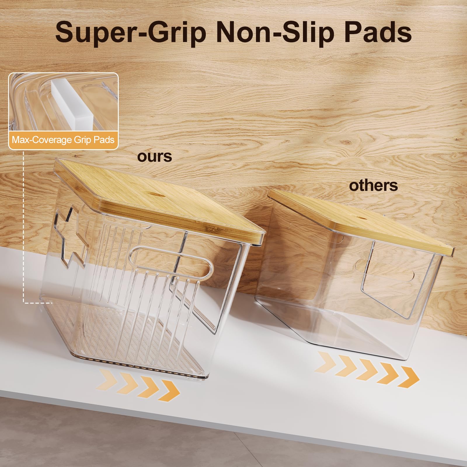 WBKATN under-sink organizer fitting large rolls up to eight inches.