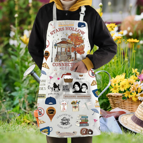 WCGXKO Star Hollow apron makes a thoughtful gift for Lukes Diner fans.
