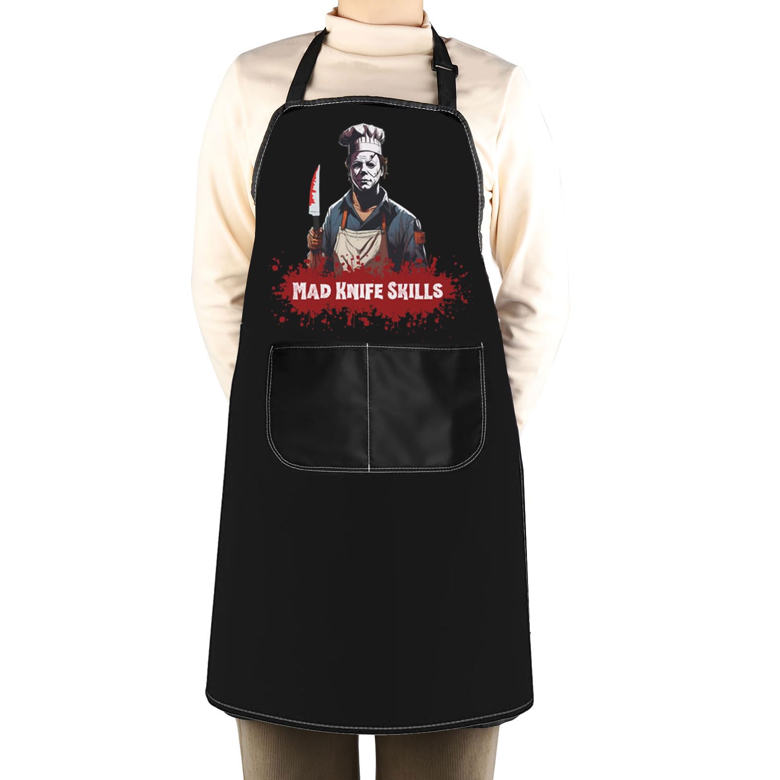 WCGXKO Horror Michael apron gift idea for fans and costume-inspired events.