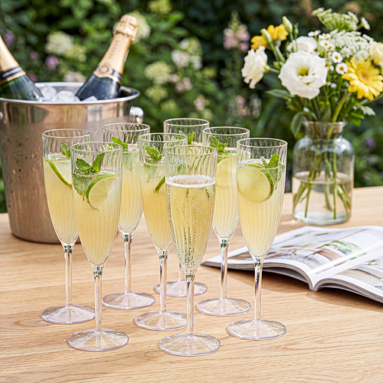 WDF wedding birthday champagne flutes elevate toasts with style