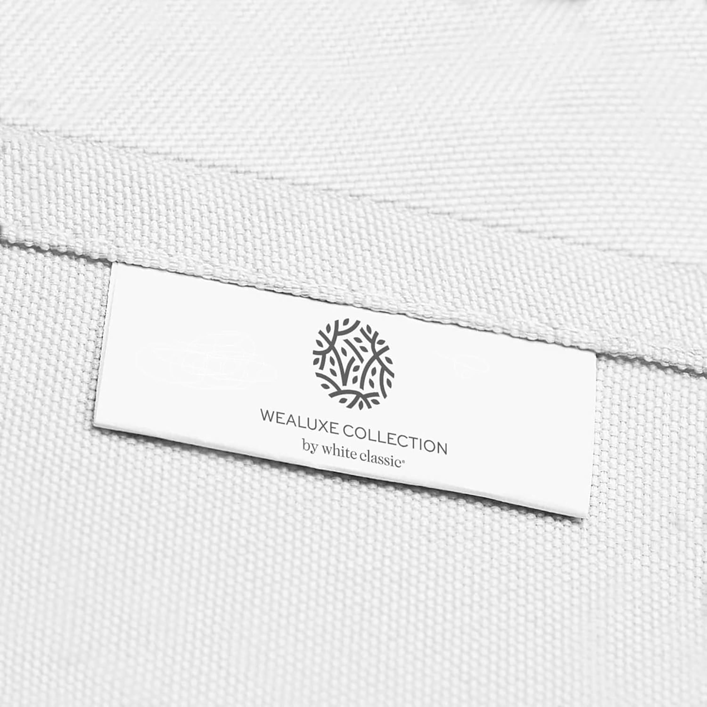 Wealuxe 90-inch round cloth fits standard round tables.