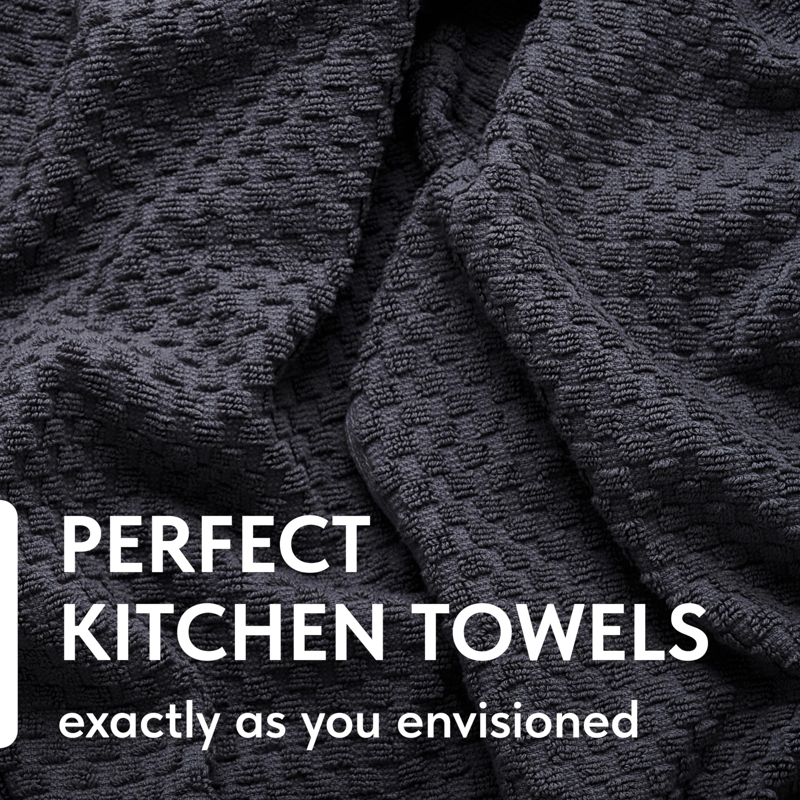 Wealuxe absorbent kitchen towel, 12 pack, efficient spill cleanup.