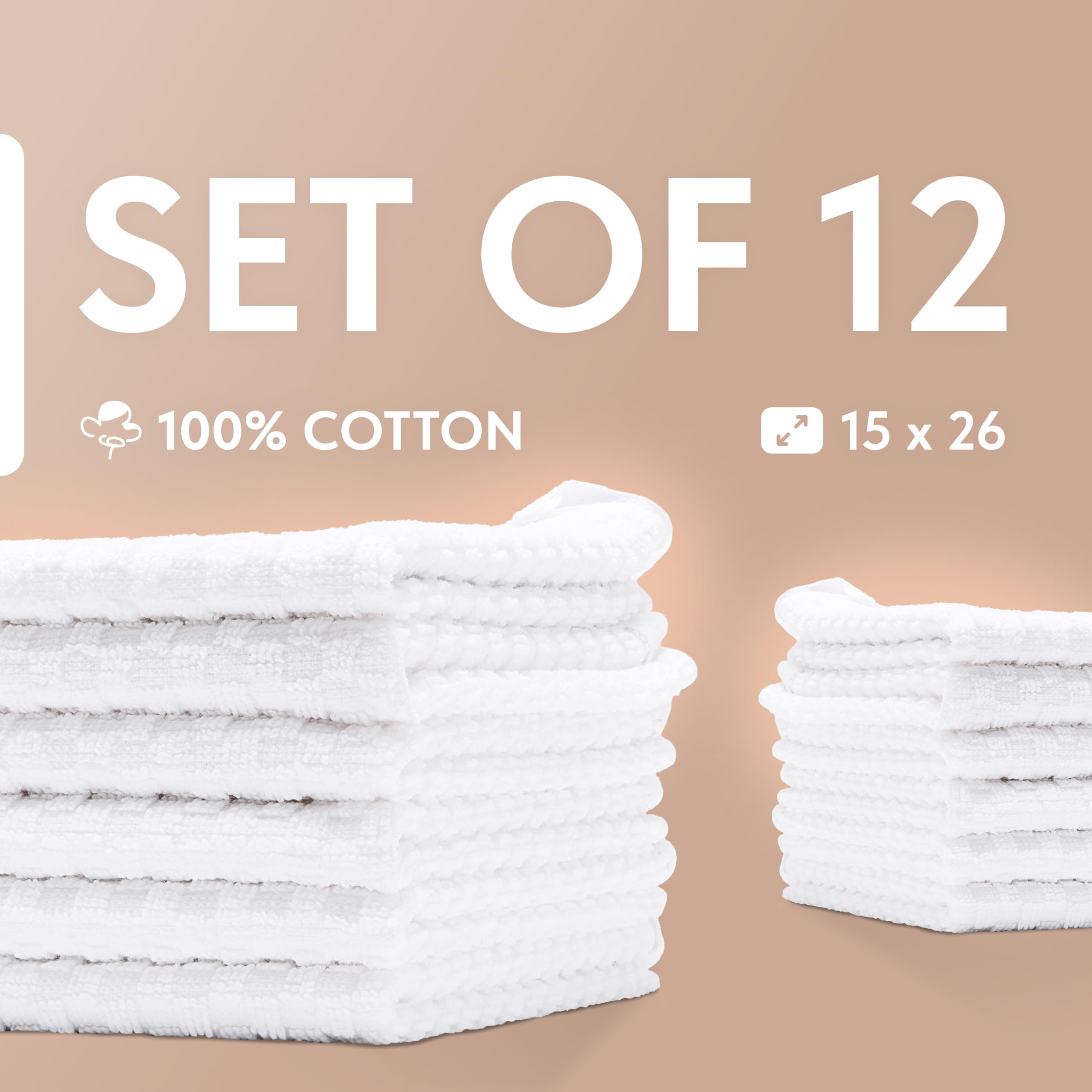 Wealuxe towel in action drying dishes and soaking spills
