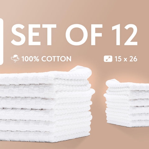 Wealuxe towel in action drying dishes and soaking spills