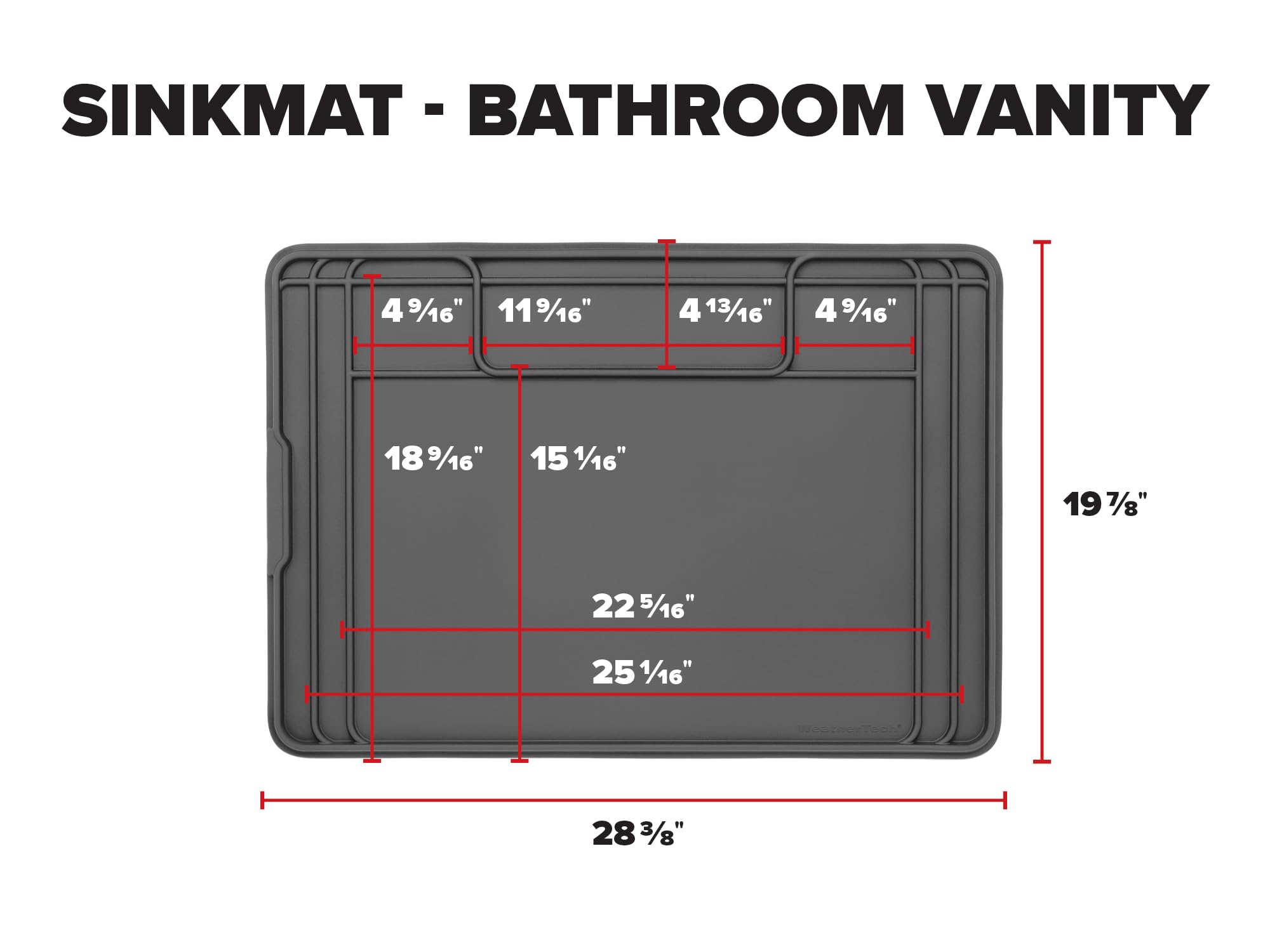WeatherTech SinkMat is American-made with a lifetime warranty.