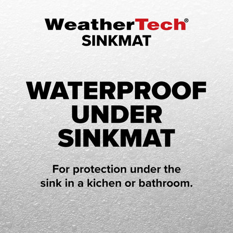 WeatherTech SinkMat durable TPE material delivers long-lasting protection