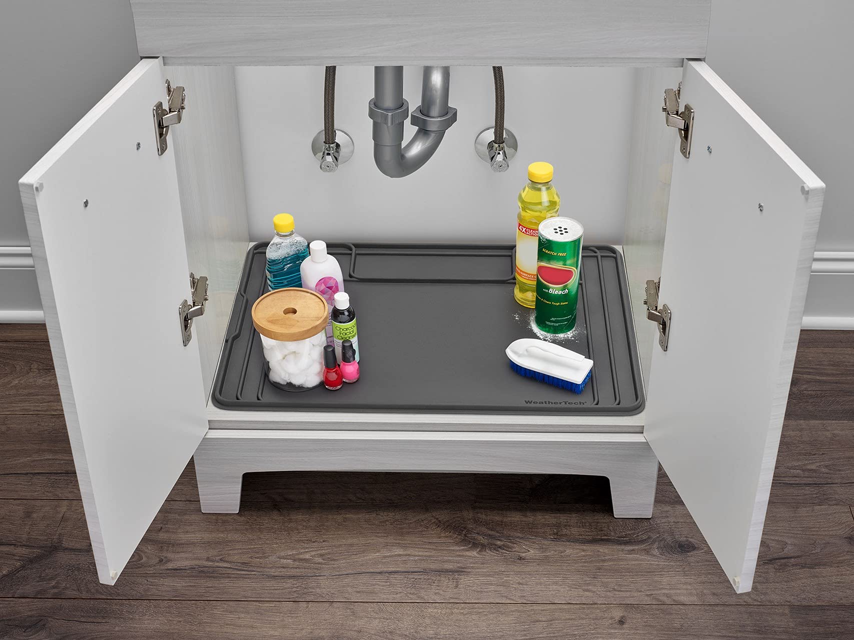 WeatherTech SinkMat trim lines for easy custom sizing