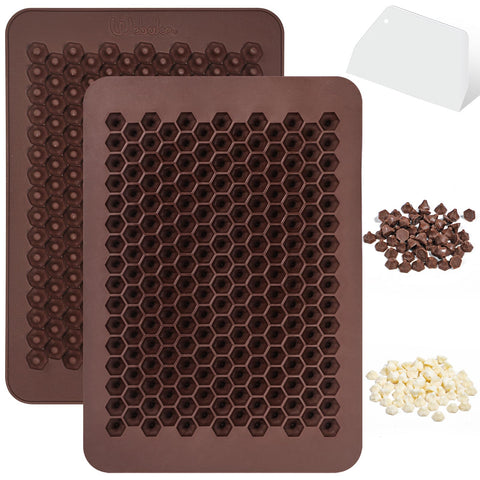 Webake 202-cavity mold assembly view for batch chocolate chips.