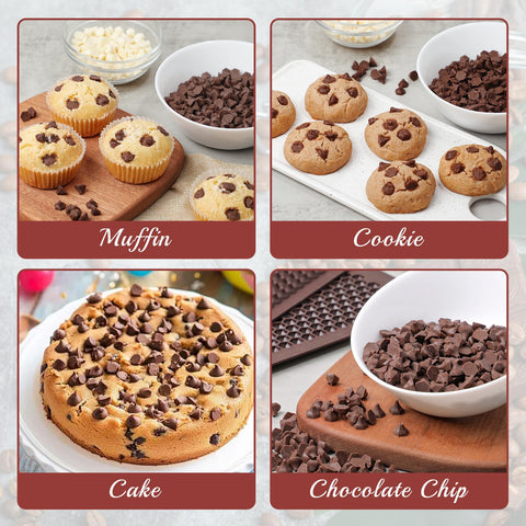 Webake bench scraper included helps spread melted chocolate evenly.