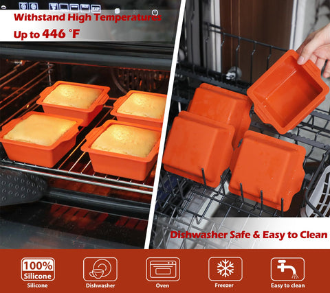Webake BPA-free, food-grade silicone for safe direct contact.