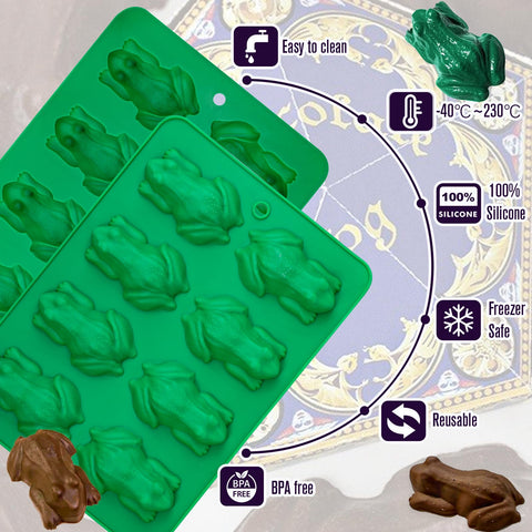 Webake frog mold for jello delivers playful servings at parties and desserts.