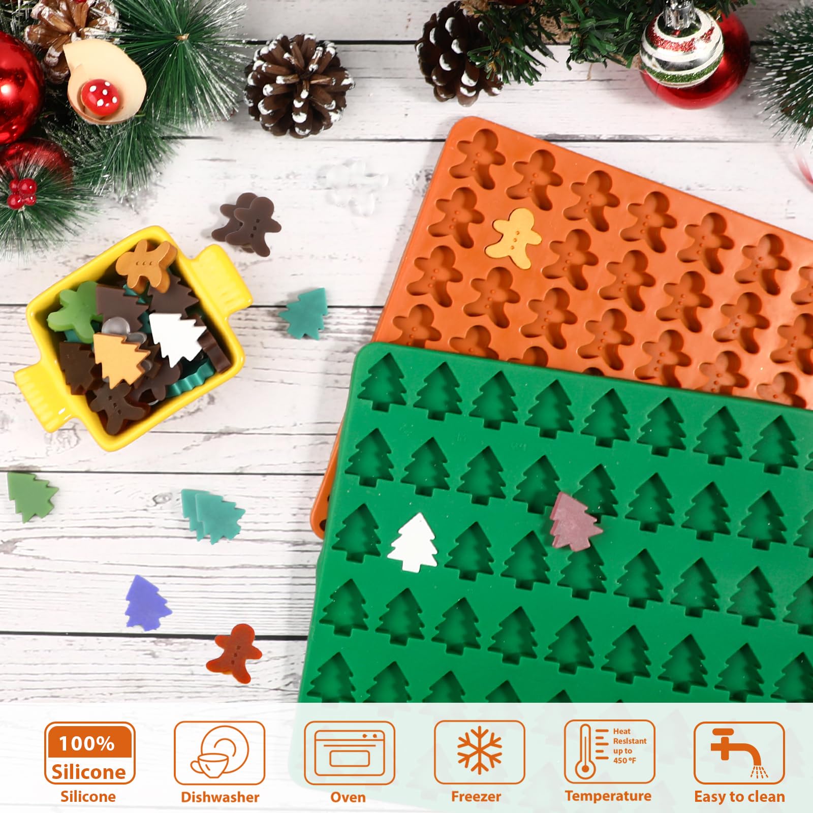 Webake gingerbread mold delivers precise gingerbread shapes for gifts.