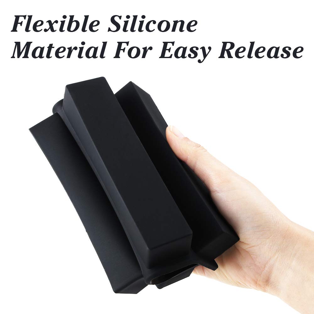 Webake large rectangular ice cube molds for long chillers.