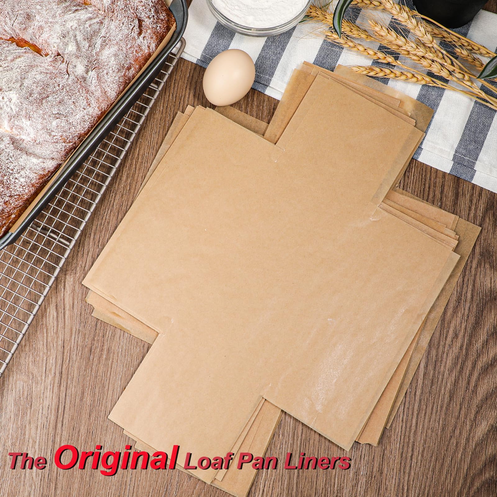 Close-up of Webake parchment non-stick surface for effortless loaf release.