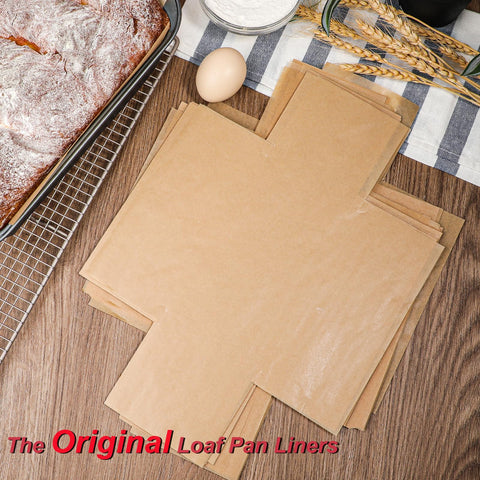 Close-up of Webake parchment non-stick surface for effortless loaf release.