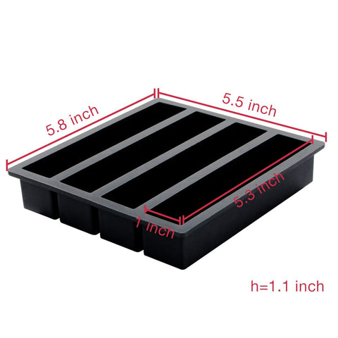 Webake silicone butter molds set for easy release butter sticks.