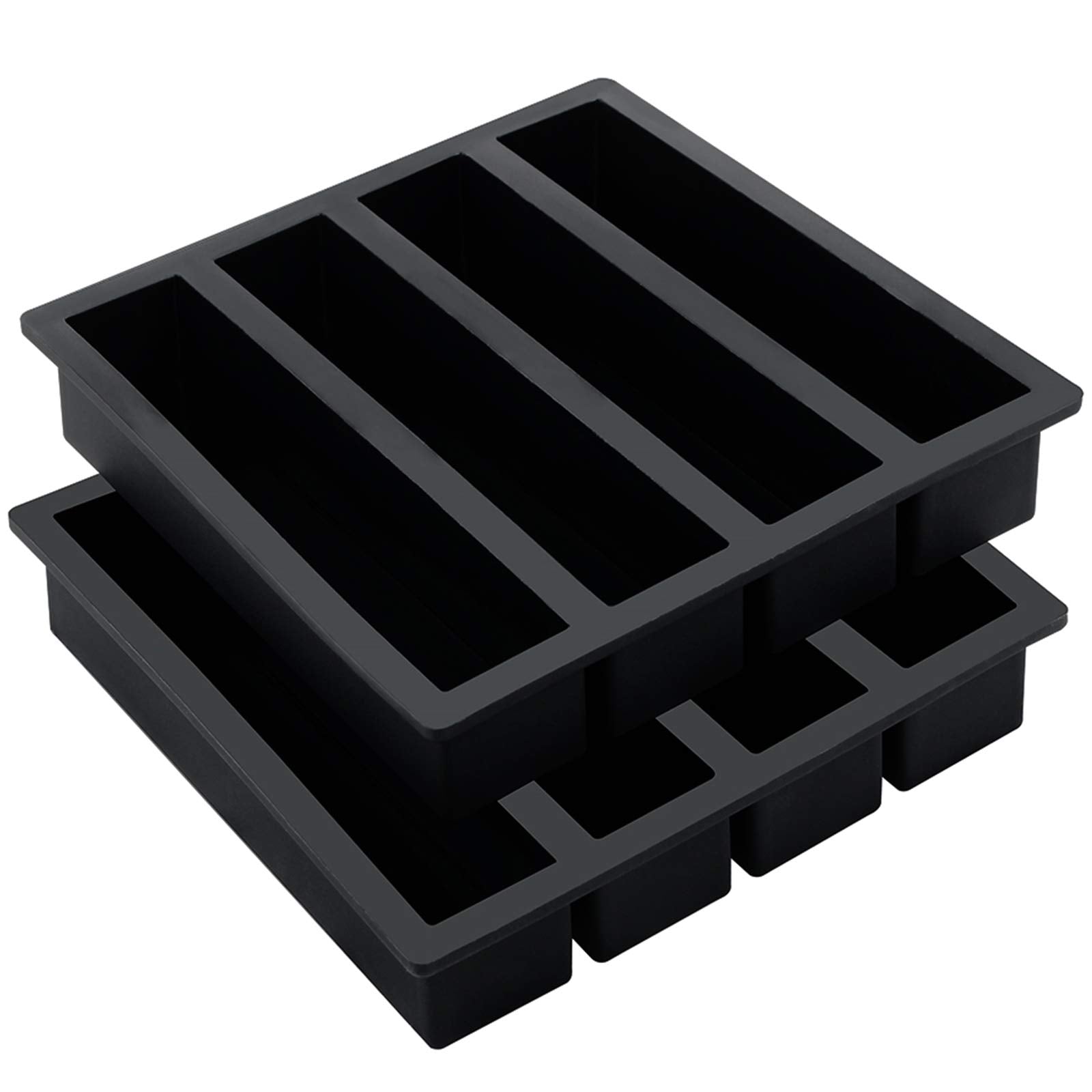 Webake silicone ice cube trays with long sticks for cocktails and whisky, easy release design.