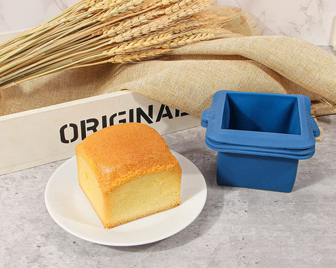 Webake silicone square mold 3x3 inch soap or candle mold.