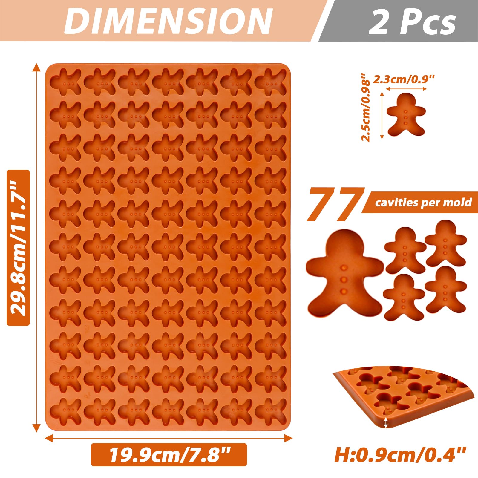 Webake tree mold with easy-release design for quick chocolate shapes.