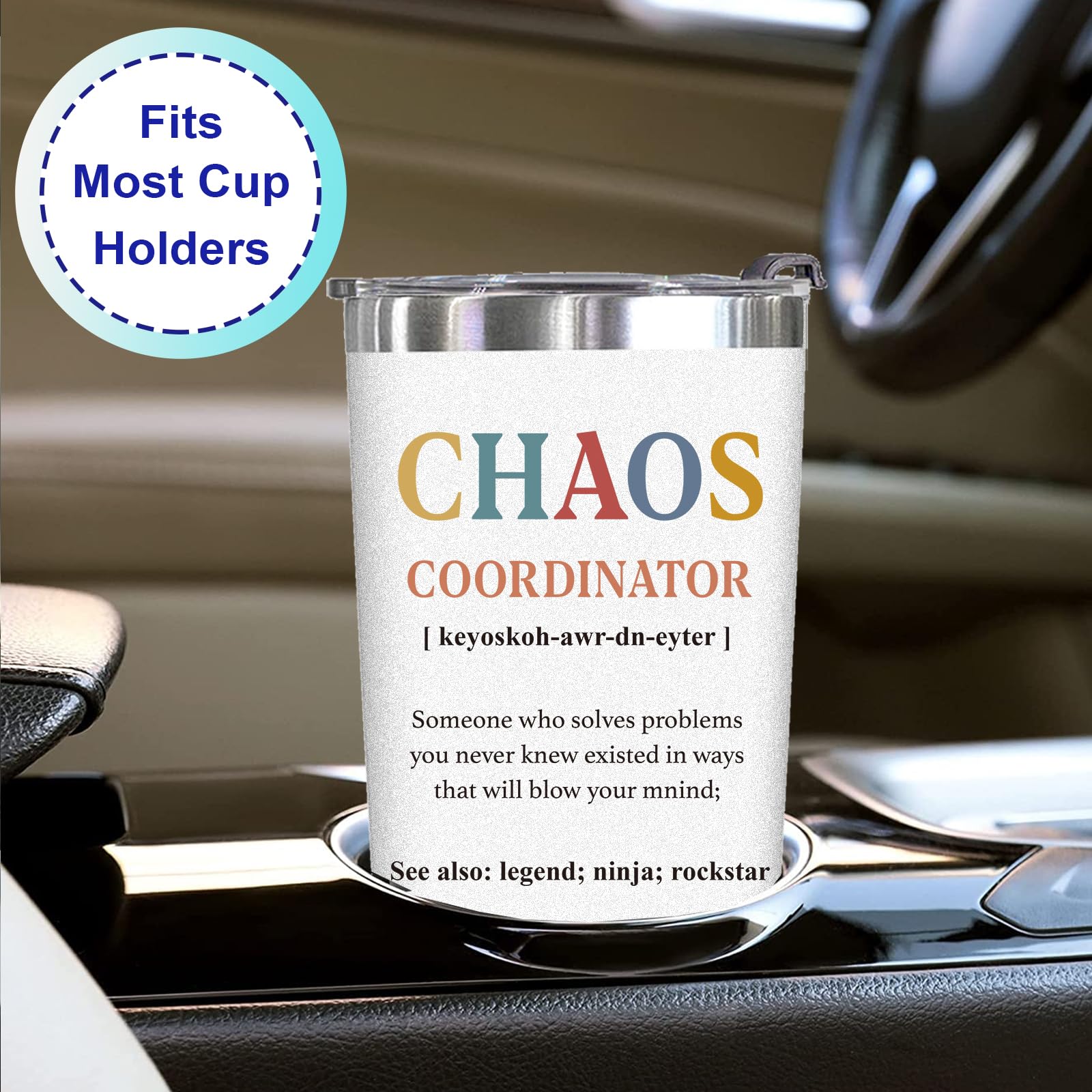 WECACYD Chaos Coordinator double-wall insulation maintains beverage temperature longer