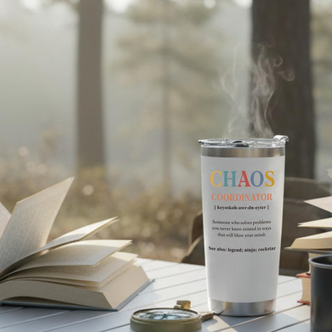 WECACYD Chaos Coordinator stainless steel body resists rust and flavor transfer