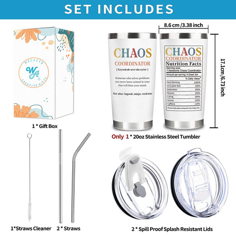 WECACYD Chaos Coordinator straw-friendly lid eases sipping on the go