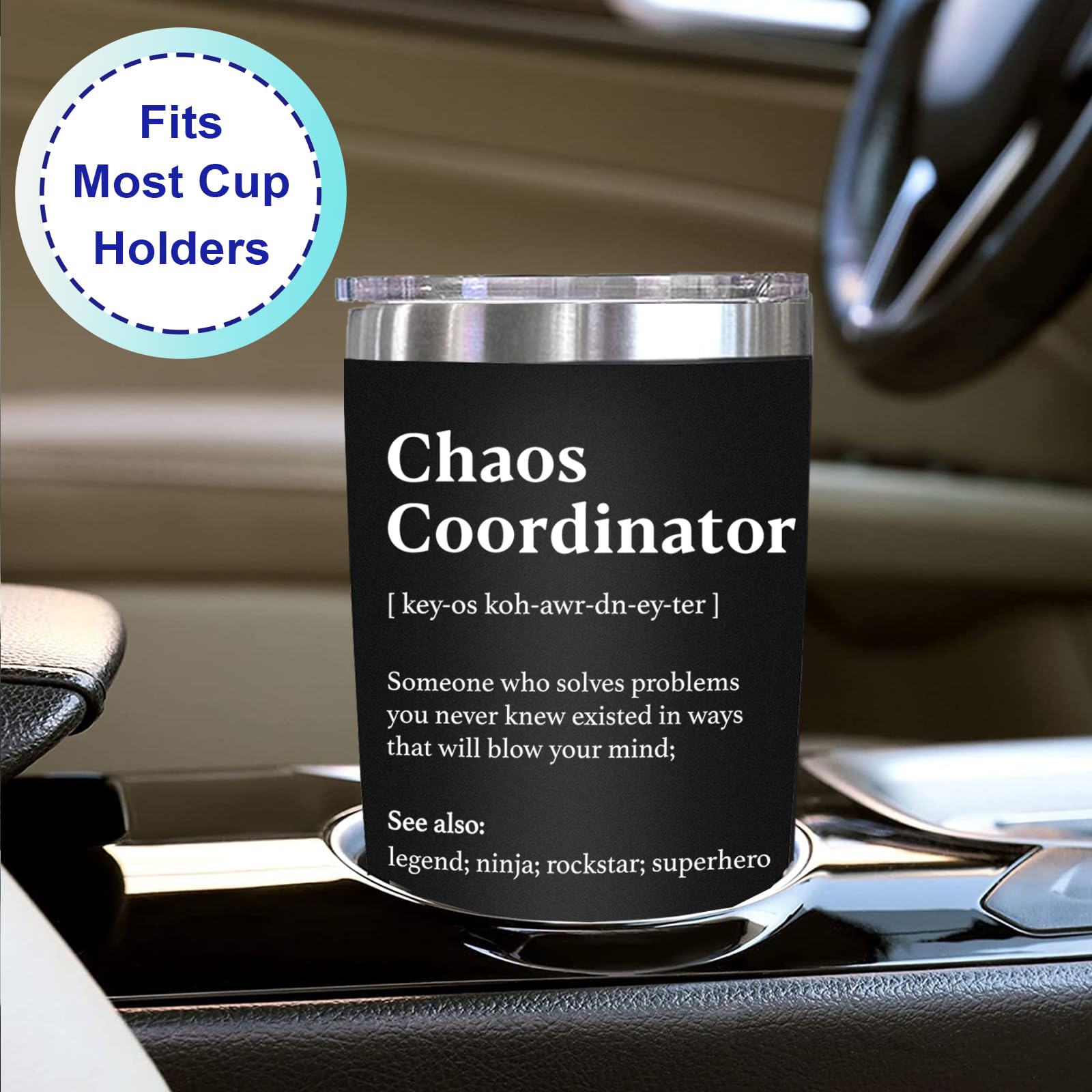 WECACYD Chaos Coordinator Tumbler ideal for teachers and admins at work