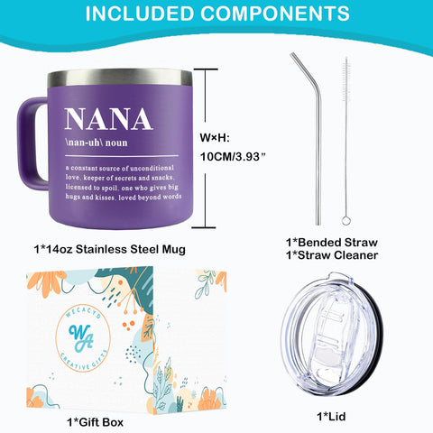 WeCACYD Nana mug in gift box ready to give.