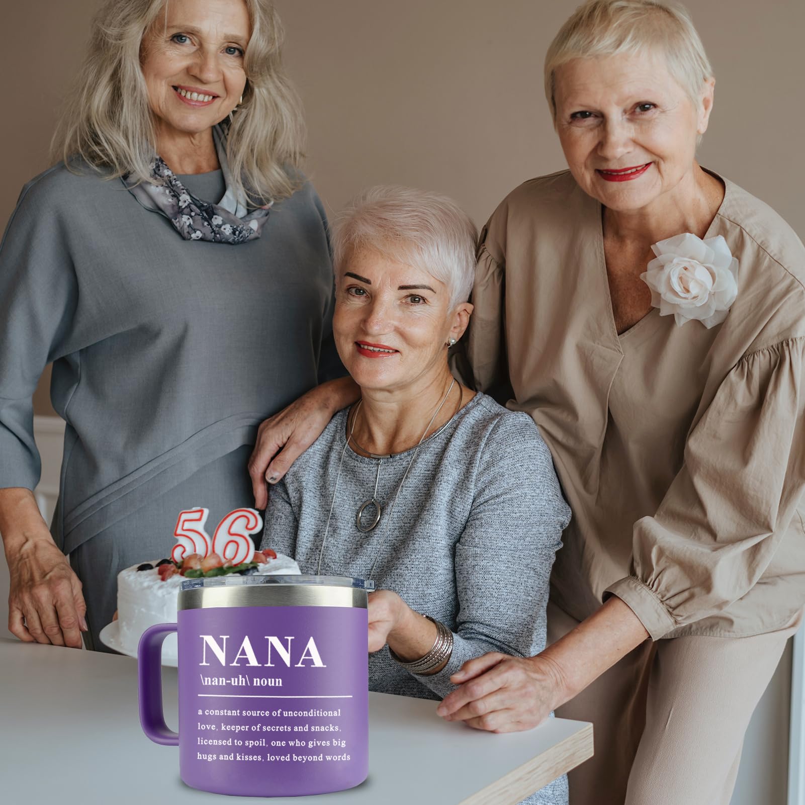 WeCACYD Nana mug in kitchen setting for daily use.