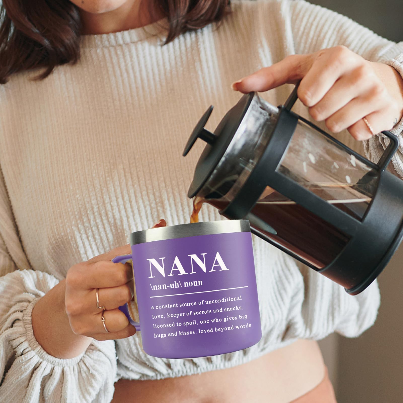 WeCACYD Nana mug gift-wrapped box ready for celebrations.