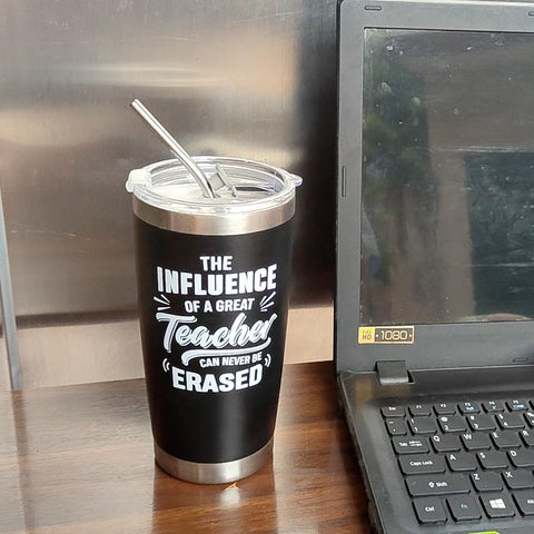 WECACYD teacher gift tumbler suitable for birthdays and celebrations.