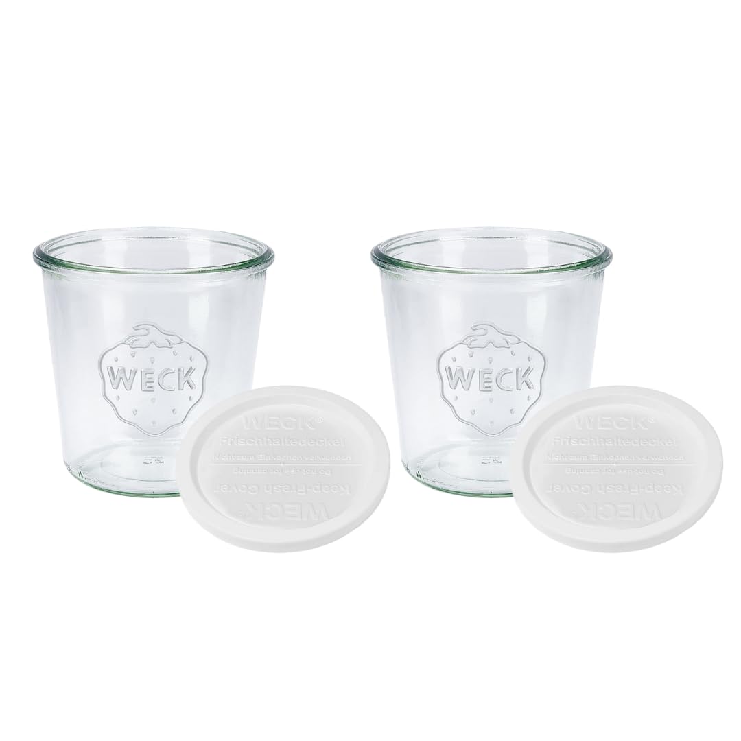 WECK 742 tulip jar half-liter with keep fresh lid for versatile canning and storage.