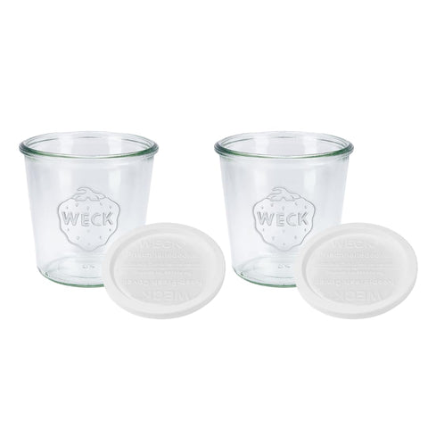 WECK 742 tulip jar half-liter with keep fresh lid for versatile canning and storage.