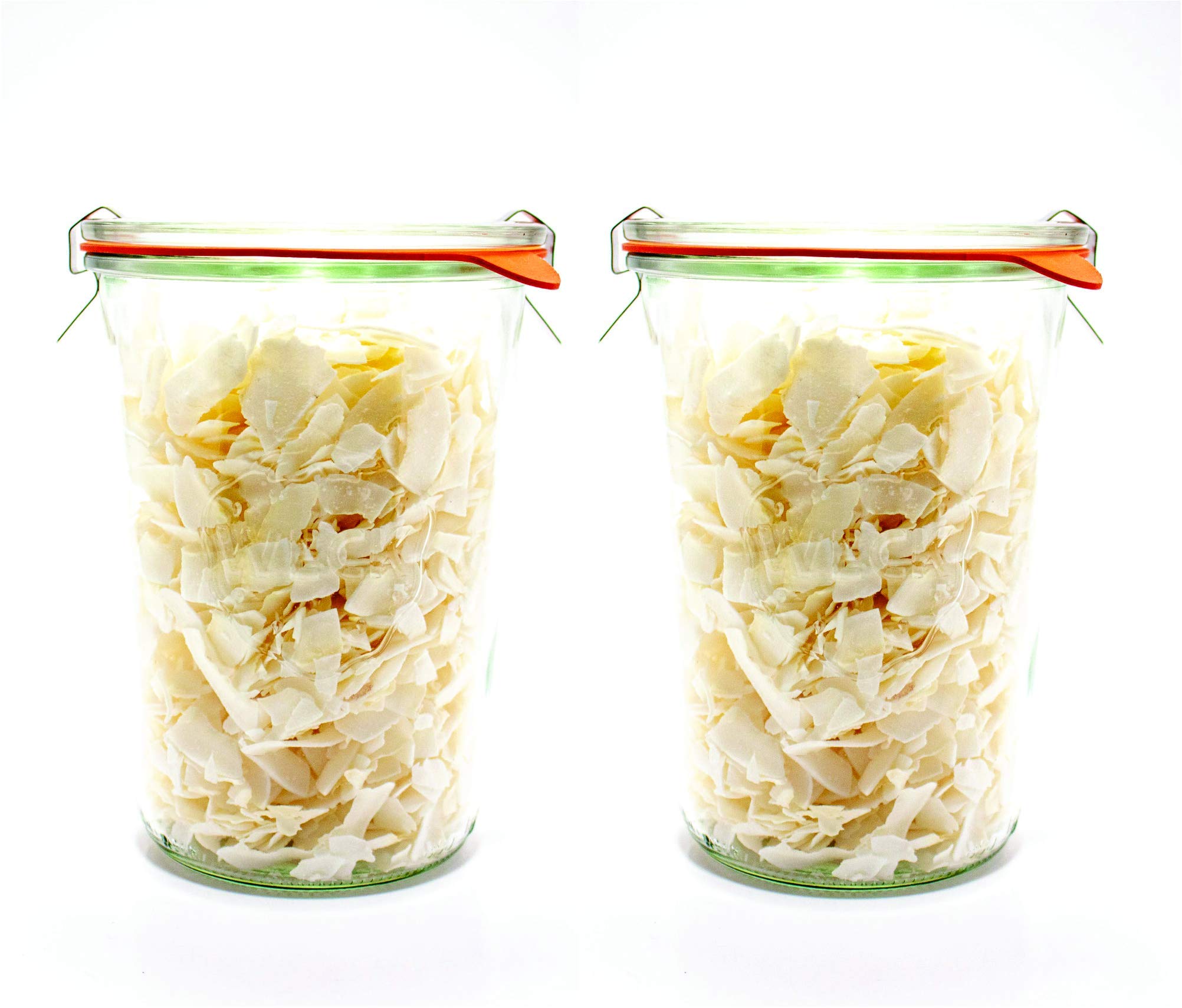 WECK eco-friendly glass storage keeps pantry items organized.