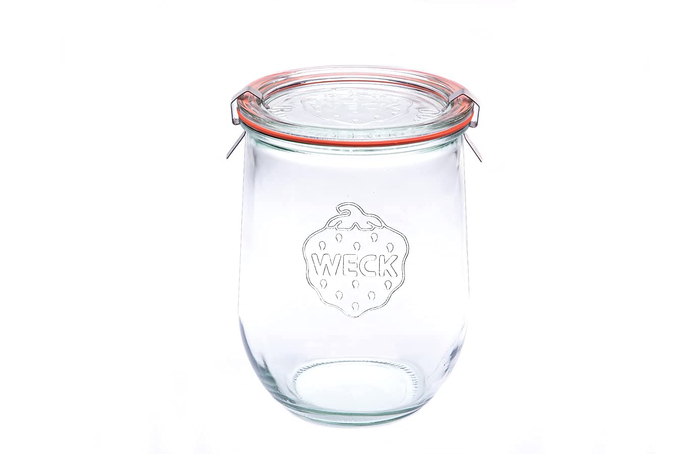 WECK 745 Tulip jar with airtight seal keeps contents fresh and organized