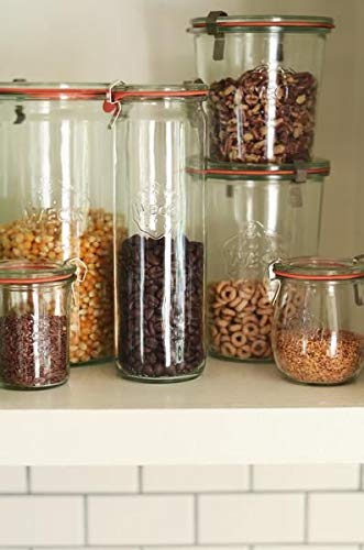 WECK 974 microwave-safe jar ideal for quick reheats and baking prep.