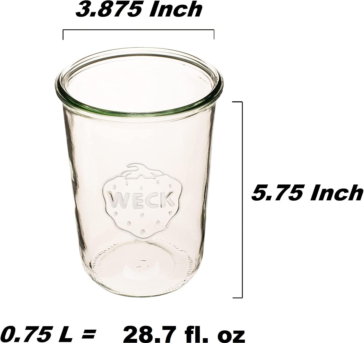 Weck Jars 743 lid airtight provides secure preservation and spill-free pantry use.