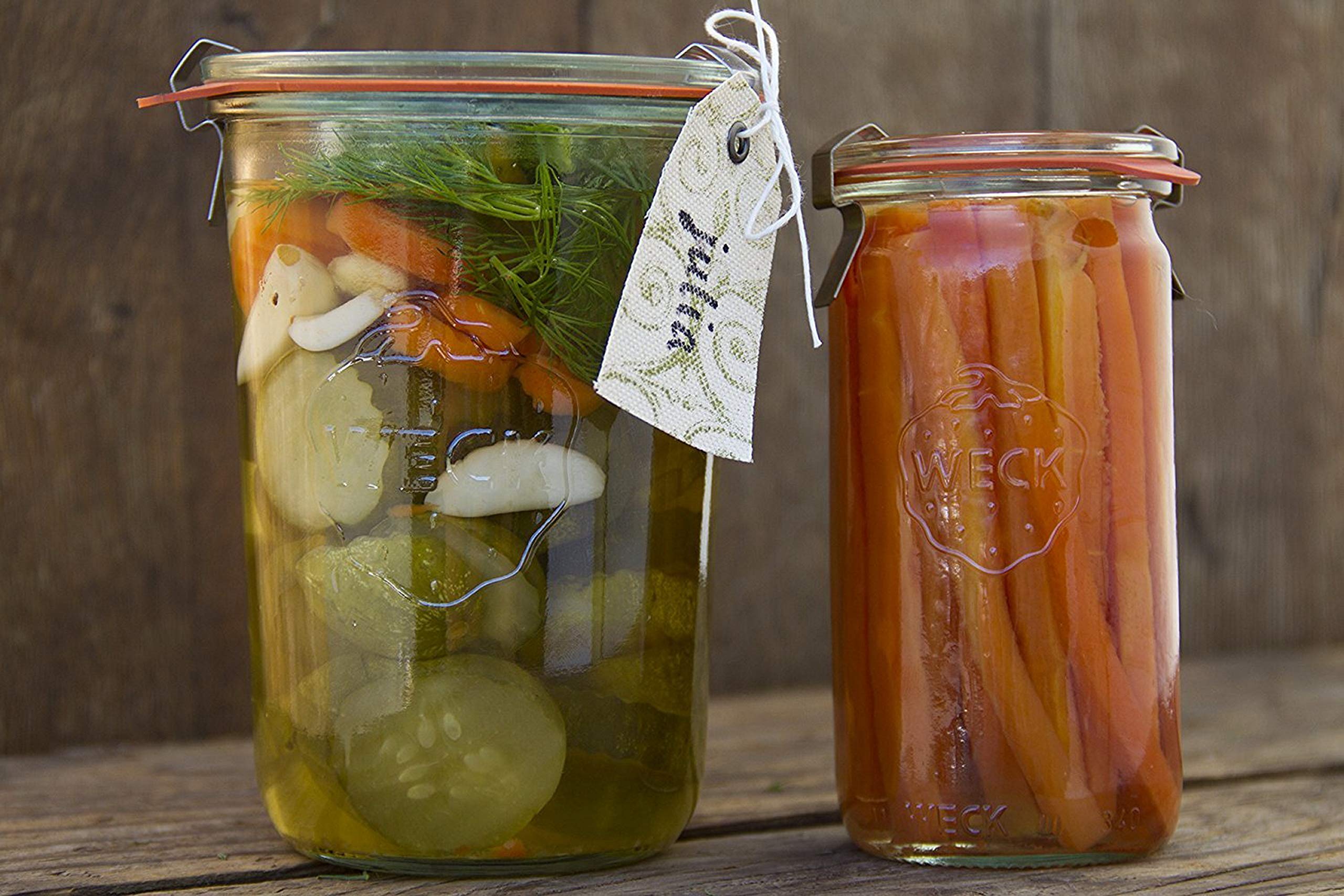 WECK mold jar fermentation-ready for home vegetable fermentations