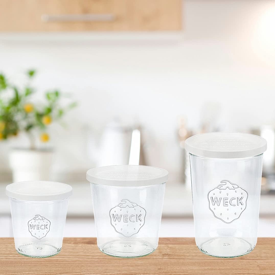 WECK Mold jar multipurpose storage for pickling leftovers and dry goods.
