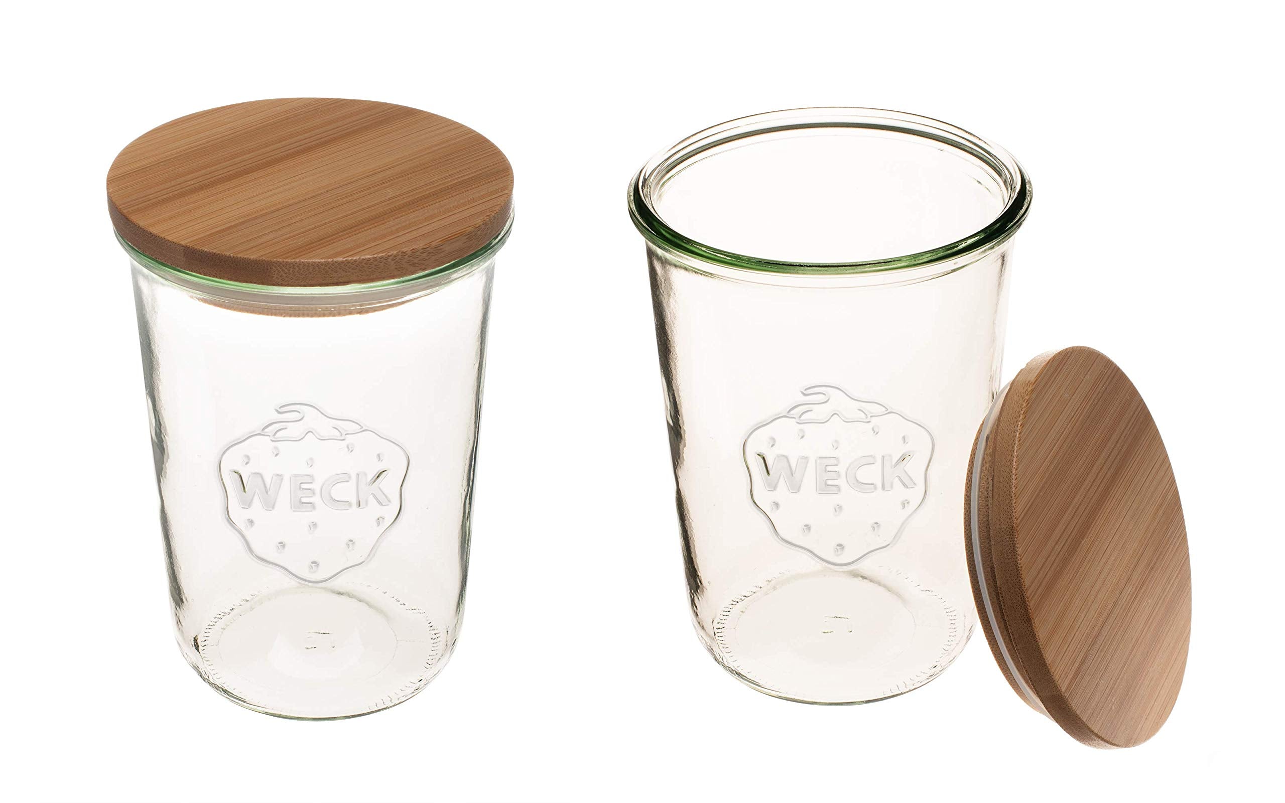 WECK mold jar wide mouth for easy filling and thorough cleaning
