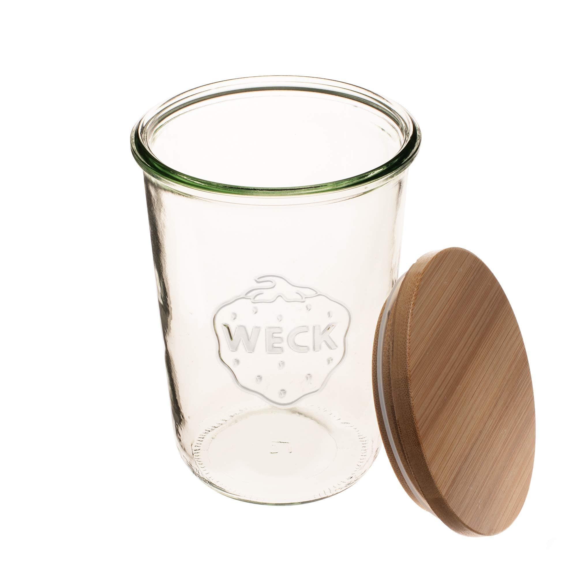 WECK mold jar wooden lids add rustic charm and reusable tops