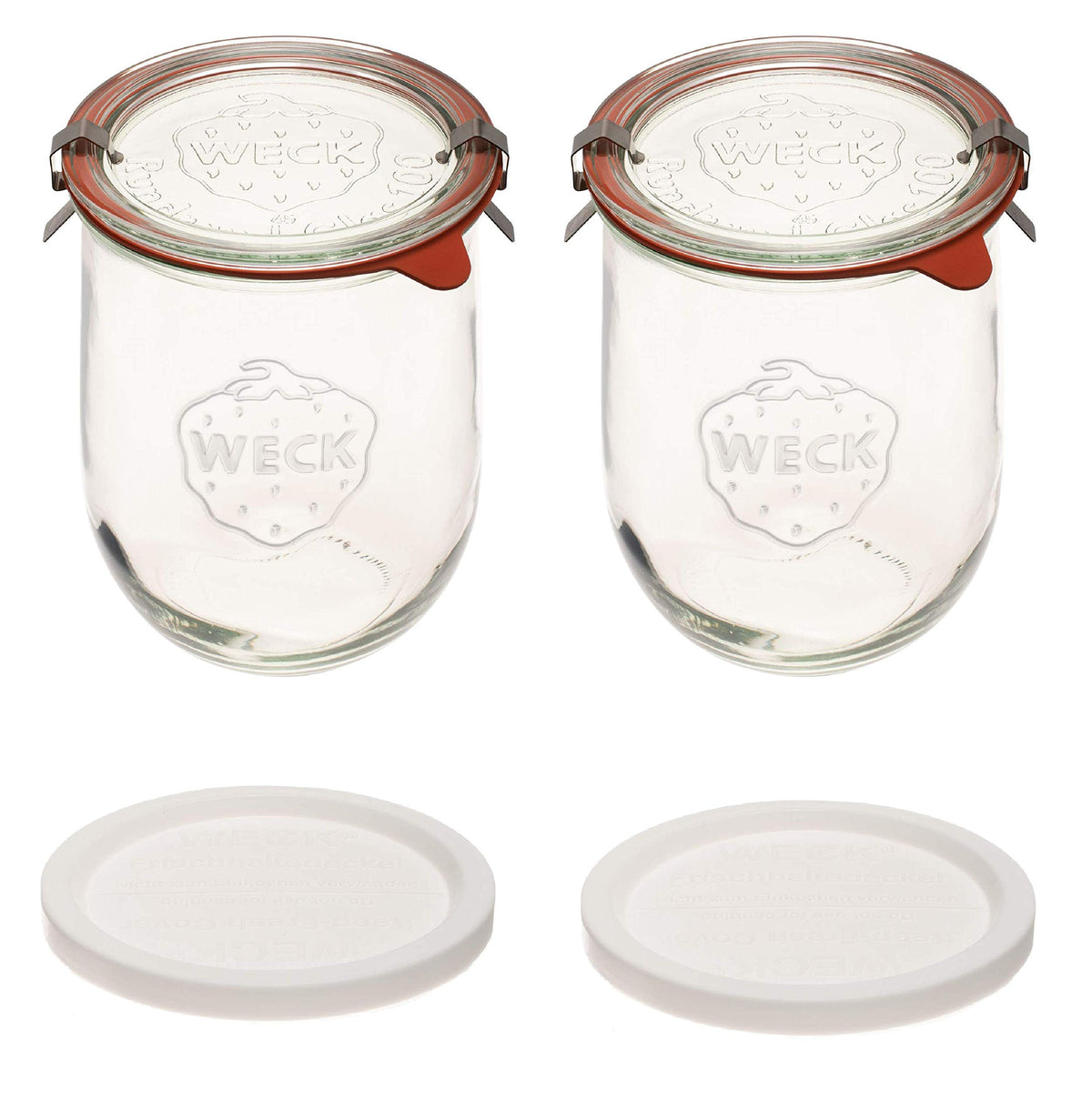 WECK Tulip jar 1L wide mouth ideal for sourdough starter storage.
