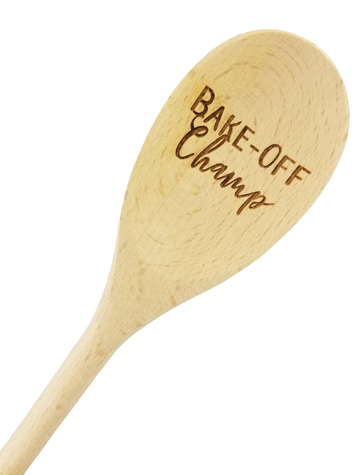 Wedding Collectibles Bake Off Champ Prize spoon close-up engraving shows craftsmanship