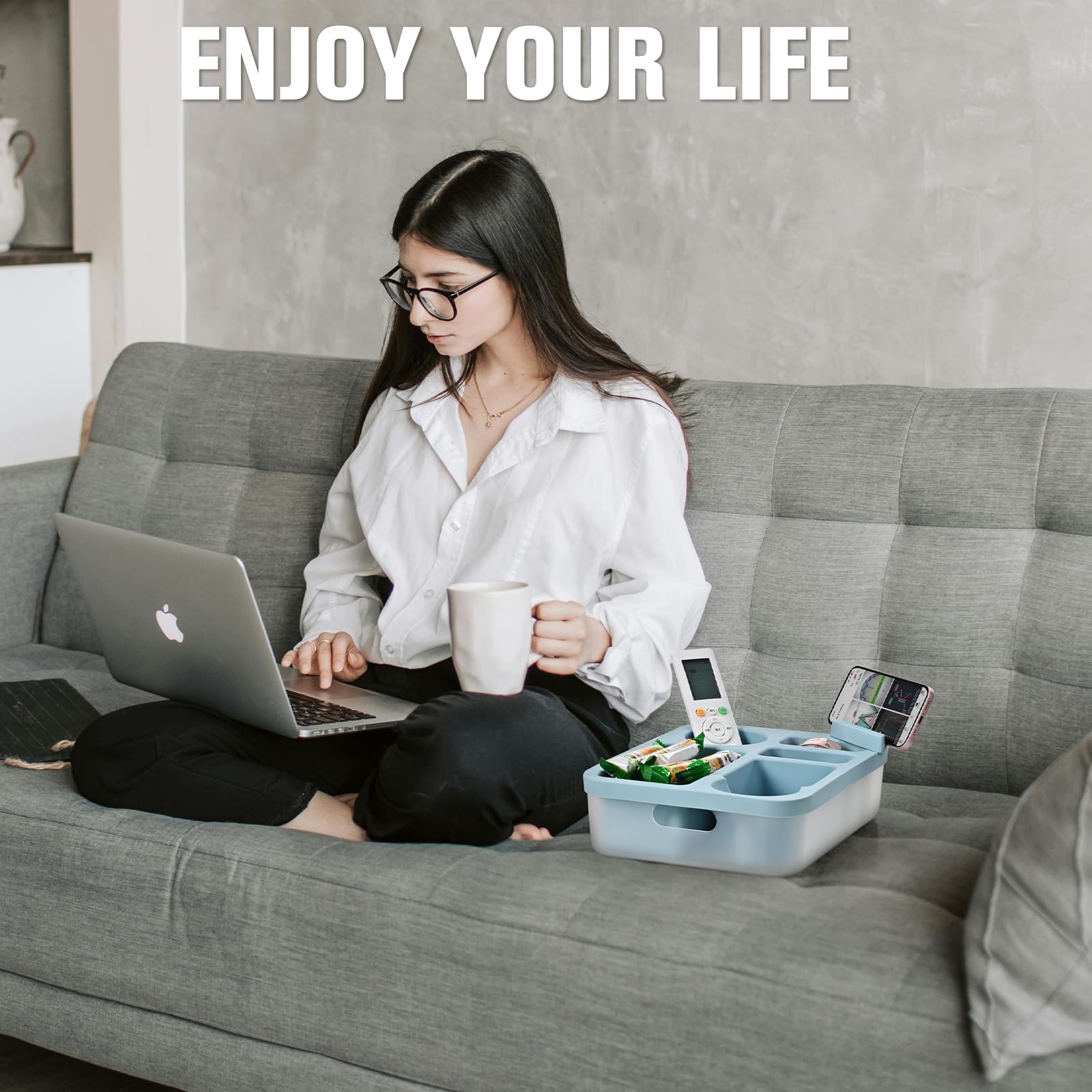 Weeme tray is comfortable to use and easy to store.