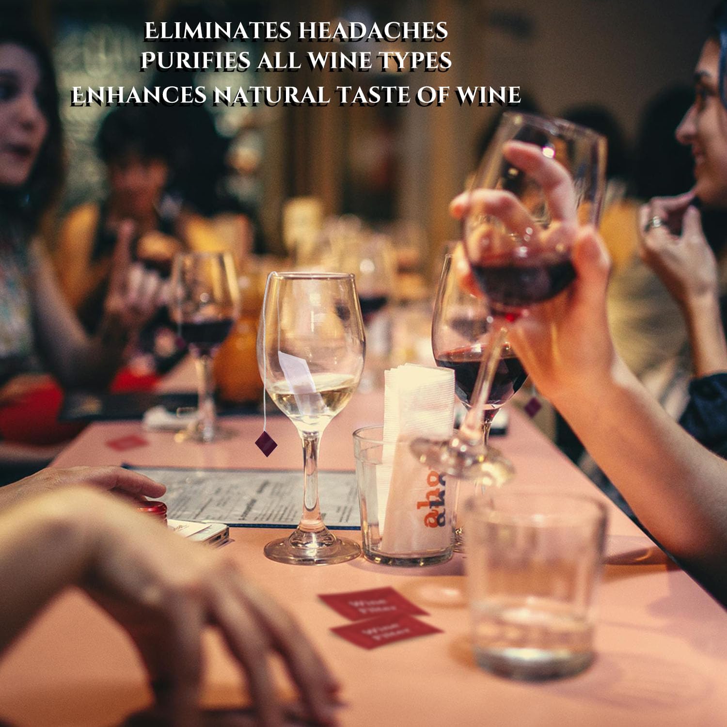 WEESIGEI 12-pack convenient bundle supports repeated wine filtration.