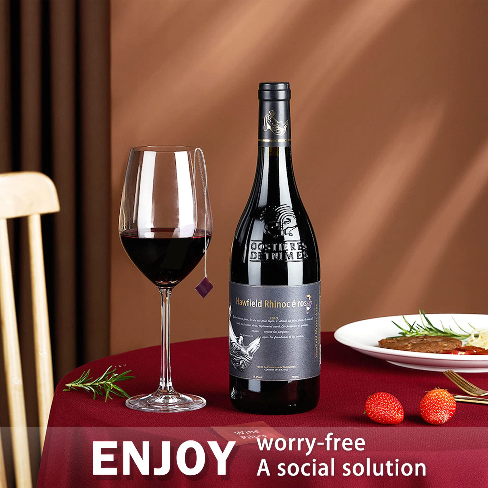 WEESIGEI no-chemical-additives lets wine purify without additives.