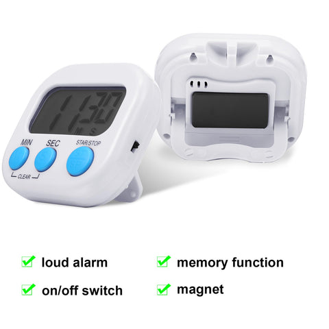 Weewooday timer emits a loud alarm for open spaces.